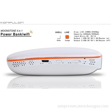 5200 mAh 3G WiFi Mobile Power Bank for Digital Products